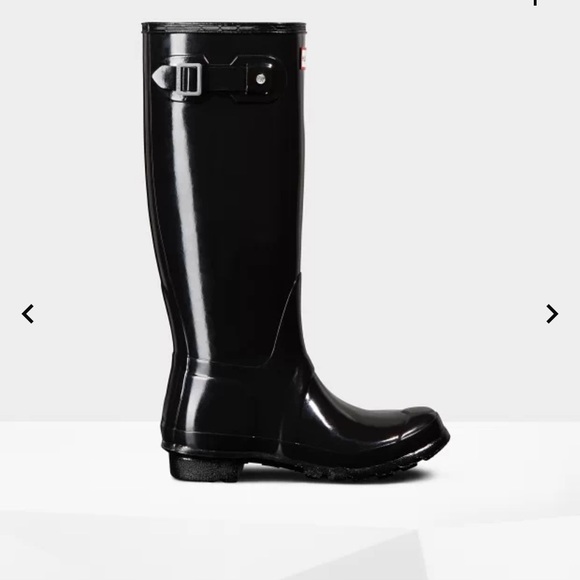 NWOT Hunter original tall gloss rain boots - Picture 3 of 6